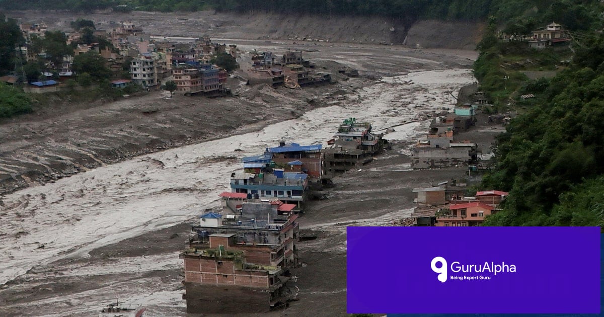 نیپال تبت سرحد پر تباہ کن سیلاب: 33 برطانوی سیاحوں سمیت 400 سے زائد افراد لاپتہ